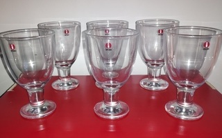 Iittala Verna lasit 6 kpl