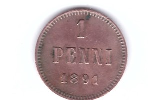 Suomi 1 Penni 1891