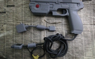 Namco G-Con45 NPC-103 sekä AV-portin RCA adapteri