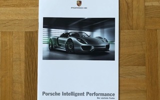 Esite Porsche Intelligent Performance, mm. 918 Spyder  ym.