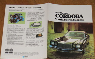 1977 Chrysler Cordoba esite - KUIN UUSI