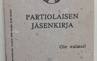 Virkkala 1927, Partiolaisen jäsenkirja