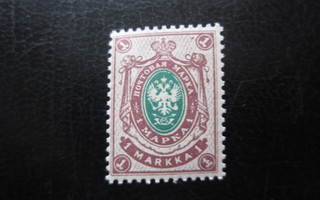 1914 1 mk lila / vihreä **