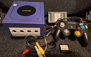 Gamecube konsoli + ohjain + muistikortti