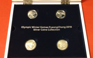 Etelä-Korea, talvi Olympialaiset, 2 oz 999 hopeaa. set 1.