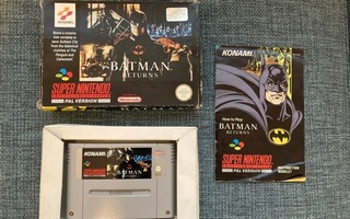 SNES: Batman Returns (CIB, Konami Beat Em Up)