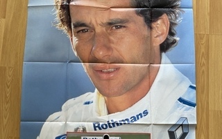 Ayrton Senna juliste ISO ja tarra