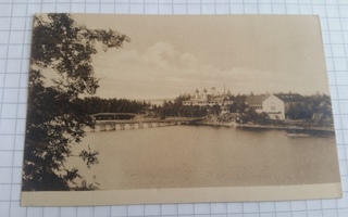 Savonlinna Olavin kylpylaitos - vanha kulkematon postikortti