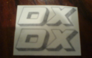 Tunturi DX 1984 -87  "DX" kirjaimet sivukatteisiin