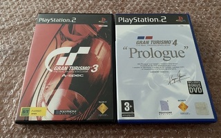 Playstation 2 / PS2 Gran Turismo 3 + GT4 Prologue