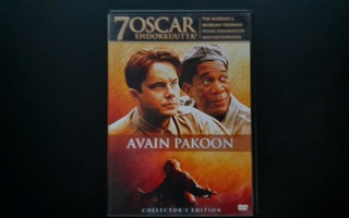DVD: Avain Pakoon / The Shawshank Redemption (Morgan Freeman