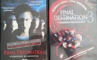 Final Destination 1 ja 3  -3DVD