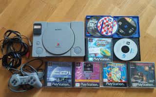 Sony Playstation PS1 Lot of games + 1 faulty console