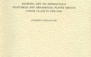 Dampping-off.  A.Linnasalmi. HKI 1952. Omistus kirjoituksell