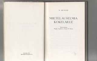 Sri Ram,N: Mietelauselmia kokelaille, Teosofinen seura 1961