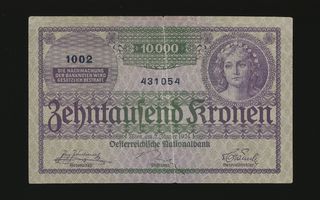 Itävalta 10 000 Kronen 1924 F+