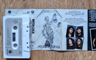 Metallica ...And justice for all kasetti alkuperäinen