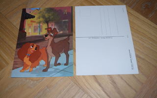 postikortti Disney kaunotar ja kulkuri