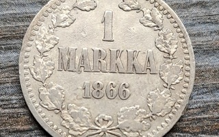 1 markka 1866!