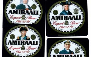 Amiraali IV-olut etiketti 7kpl ERÄ