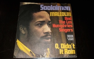 MALCOLM and THE LES HUMPHRIES SINGERS – Soolaimon 7 " Single