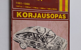 I. M. Coomber : Opel Ascona 1981-1988 : korjausopas
