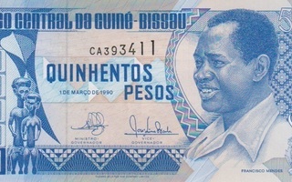 Guine&Bissau 500 pesoa 1990