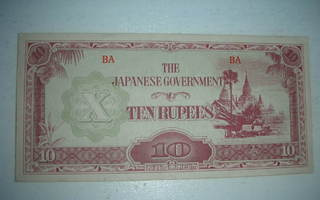 Japani miehitys Burma seteli 1942