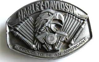 HARLEY-DAVIDSON Belt Buckle Men's - 1990 Harmony Design Inc