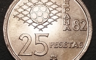 Espanja 25 pesetas 1980 (80) *juhlaraha*