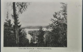 Näköala Mukkulasta - Utsikt från Mokulla -LAHTI, 1904