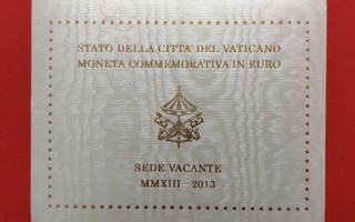 Vatikaani, Vatican City, 2 Euro 2013. Sede Vacante.