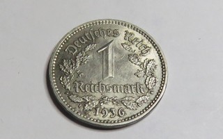 Saksa/third reich 1 mark 1936 A