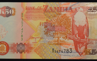 Zambia 1992 50 Kwacha