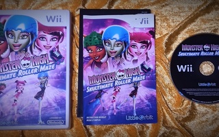 *Wii : MONSTER HIGH Skullmate Roller Maze (CIB!)