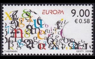 Eesti 615 ** Europa kirje (2008)