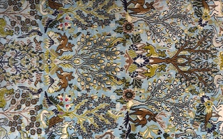Käsinsolmittu Persialainen Qom matto 160x107 cm