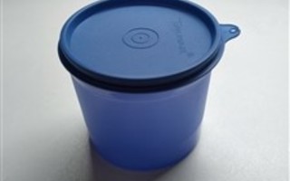 Tupperware purkki, 0,5 l sininen, turkoosi kansi