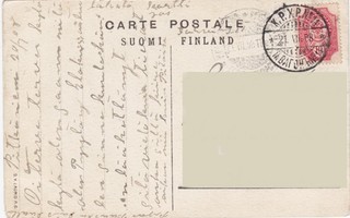 S 23 Venäläis leimalla kortti 21.8.1908