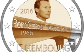 2€ Rulla Luxemburg 2016 Grand Duchess Charlotte