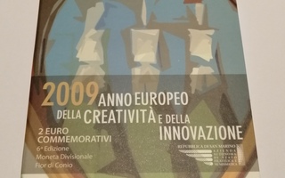 San Marino 2009 2 euroa Luovuus ja innovaatiot