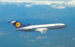 Lentokonekortti LUFTHANSA B 727