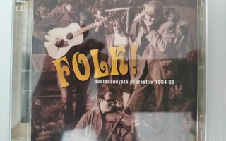 Various – Folk! (Hootenannysta Protestiin 1964-66), LXCD 650