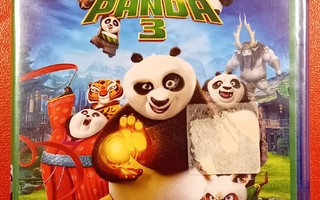 UUSI! 3D BLU-RAY + BLU-RAY) Kung Fu Panda 3 (2016