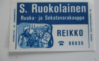 TT ETIKETTI - REIKKO S.RUOKOLAINEN