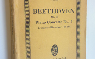 Ernst Eulenberg : Beethoven op. 73 Piano Concerto No. 5