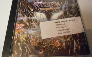 SAXON - ROCK THE NATIONS CD NELJÄLLÄ NIMMARILLA