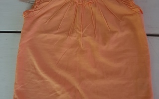 H&M:n oranssi toppi, koko 110/116 cm