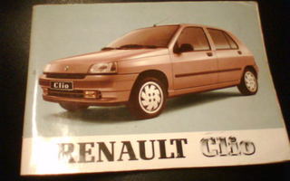 Omistajan käsikirja RENAULT CLIO ( 1 p. 1991 ) Sis.pk:t