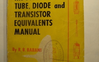 Putkien ,transistorien ja diodien vastaavuus